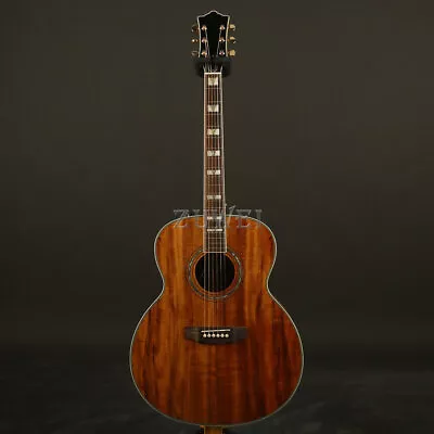 43 Inch All Koa Wood GD Jumbo Acoustic Guitar Rosewood Fretboard With Electronic • $333.87