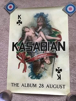 Kasabian Empire Original 2006 Promo Poster. • £14.99