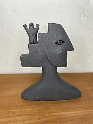 Peter Lubach Original Ceramic Sculpture Art Contemporary Step Head • $600