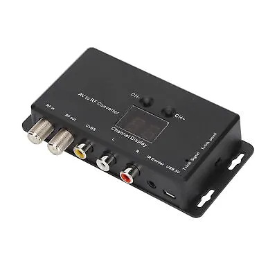 £17.86 • Buy TV Link Modulator PAL NTSC AV To RF Converter 75Ω For Set Top Boxes A V Source