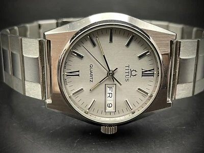 £149.99 • Buy Vintage Titus Quartz Gents Watch, Gift Watch, Genuine, Swiss Made