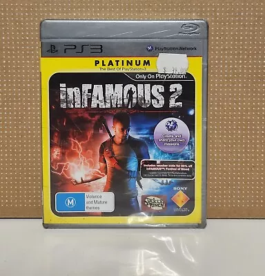 InFamous 2 Sony Playstation 3 (PS3) PAL New Sealed • $85