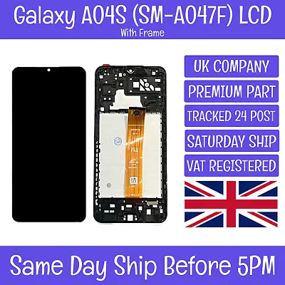 Samsung Galaxy A04S A047F Replacement LCD Display Screen Touch Digitizer + Frame • £18.99