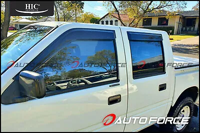 Hic Weather Shields For Holden Rodeo Tf Dual Cab 91-02 Ute Weather Shield Visor • $81