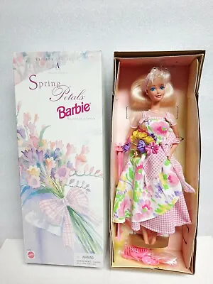 Spring Petals Barbie Doll Avon Exclusive Special Edition Mattel 1996  New In Box • $10