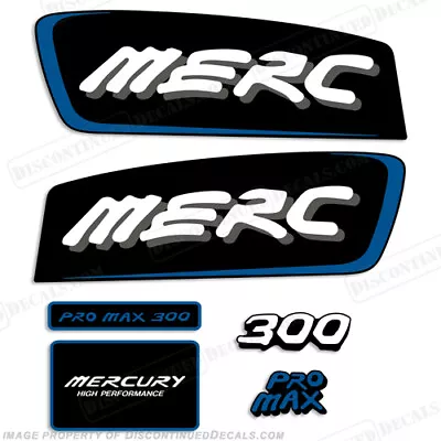 Fits Mercury 300hp Pro Max Decal Kit (Blue) • $99.95