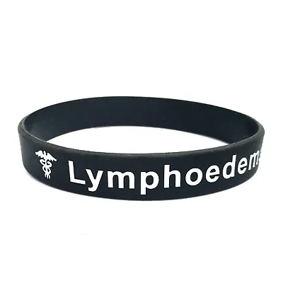 Lymphoedema Bracelet Medical ID Lymphedema Wristband Lymphodema 210mm 228mm • £11.98