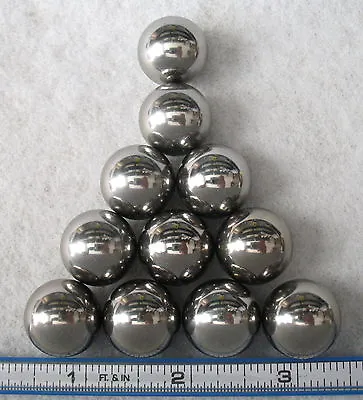  Eleven (11) 3/4  Steel Ball Monkey Fist Cores~ Made In USA • $9.98