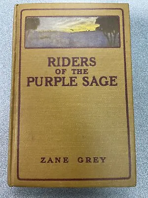 $40 • Buy Riders Of The Purple Sage By Zane Grey Illustrated By Duer - Hardcover 1912