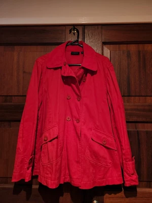 $20 • Buy Ladies Red Jacket Size 14 By Gordon Smith