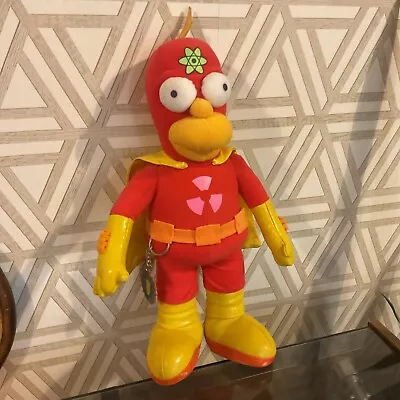  The Simpsons Homer Simpson Radioactive Man Yellow Plush Soft Toy TV Figure • £15