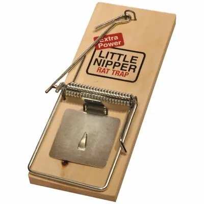 £7.39 • Buy GENUINE LITTLE NIPPER WOODEN RAT TRAPS PEST STOP RAT TRAP Easy To Use