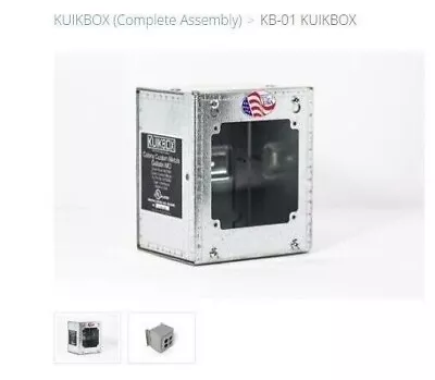 Metal Electrical Enclosure Patented (Kuikbox)KB-01 KUIKBOX • $27.45