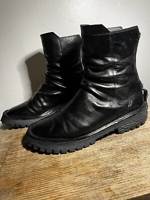 MOMA Black Leather Ankle Boots Women’s Sz 10 (Worn Twice) • $200