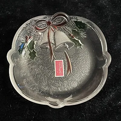 Vintage Mikasa Celebrations Holiday Bells 7 -inch Sweets Candy Dish W/ Box NEW • $11.43