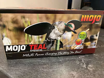 New Mojo Outdoors Green Wing Teal Spinning Wing Duck Decoy Hw8101 • $49.99