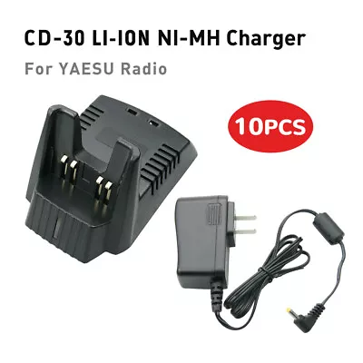 10X FNB-V67Li Li-ion Battery Charger For YAESU VERTEX VX-160 VX-150 FT-60R Radio • $200