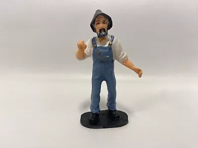 Just Plain Folk # 0171 G Scale Train Figure  Farmer Fred Fisherman Overalls NEW • $9.95