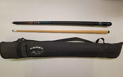 Vtg Camel Steve Mizerak  The Miz  Joe Cool Pool Stick Cue & Carry Case Bag 90's • $59.99