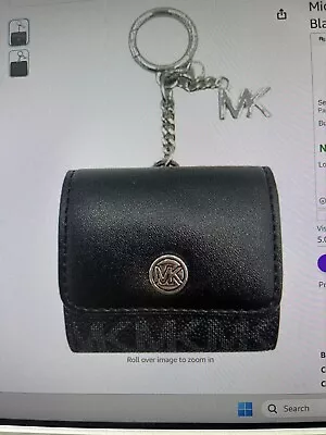 Michael Kors Women Ladies Fashion Case For AirPods Pouch Keychain Ring Cover • $35