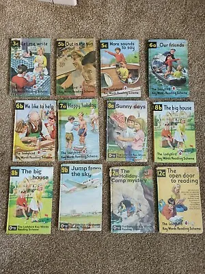 12 Ladybird Books Key Words Reading Scheme • £13.99