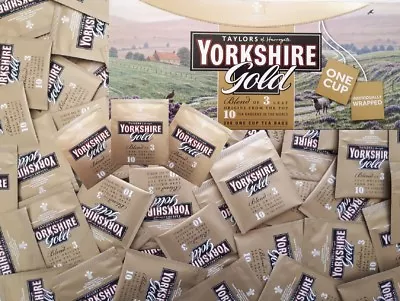 Yorkshire Gold Individually Wrapped Enveloped Tagged One Cup Tea Bag Proper Brew • £3.99