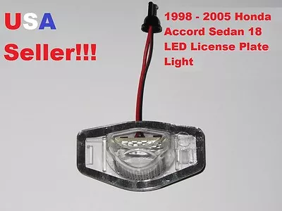 White LED License Plate Light Lamp 6000K For 1998 - 2005 Honda Accord Sedan • $12.34