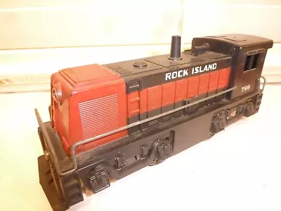 Marx O-Gauge Train #799 Rock Island Plastic Electric Diesel Locomotive • $14.99