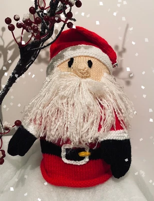 £12 • Buy Santa Or Snowman Christmas Hand Knitted  Toilet Roll Cover