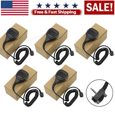 5-Pack Speaker Mic For Vertex VX180 VX210 EVX261 EVX531 EVX534 EVX539 Radios  • $69.98