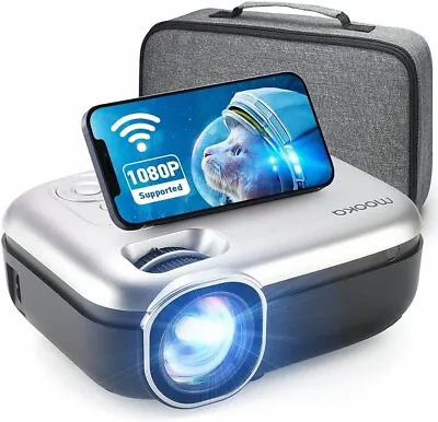 WiFi Projector For IPhone Android 8000 Lumen Home Theater Movie 1080P Full HD • $79.99