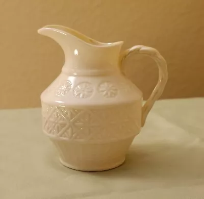 Vintage IRISH BELLEEK CREAMER Cleary Pattern 4th Green Mark 1946-55 IRISH China • $13.45