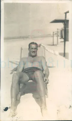 1931 Alexandria Egypt Beach Tom Hearn   4x2.5  Orig Photo • £10.11