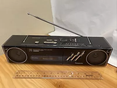 Vintage PANASONIC RX-F3 Stereo Radio Cassette Mini Boombox Japan • $34.99