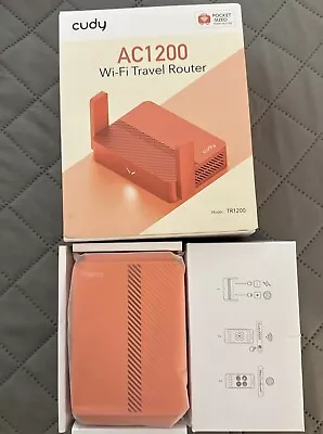 Cudy AC1200 Pocket-Sized Wi-Fi Travel Router Extender Repeater TR1200 • $35.15