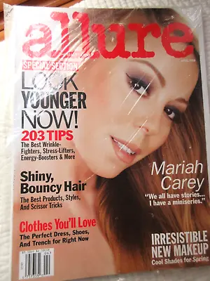 Allure Magazine The Beauty Expert April 2008 New In Orig. Wrapper Mariah Carey • $12.50