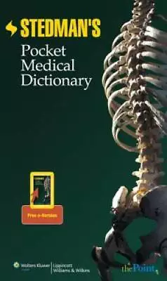 Stedmans Pocket Medical Dictionary - Paperback By Stedmans - ACCEPTABLE • $4.48
