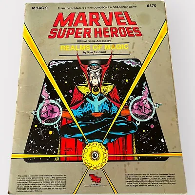 Marvel Super Heroes : Realms Of Magic (TSR MHAC 9 1986 6870 RPG) Complete • $69.99