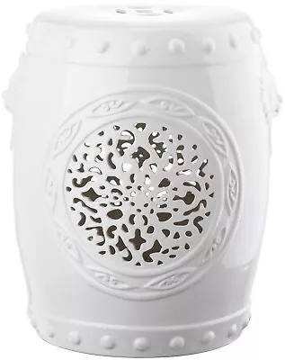 Safavieh FLOWER DRUM GARDEN STOOL Reduced Price 2172728716 ACS4532A • $69