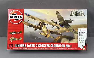 Dogfight Double Junkers Ju87R-2 Gloster Gladiator MK.1  Airfix 1/72 Scale New • $35.99