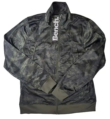 BENCH Urbanwear Jacket Mens Size Large Blue Digital Cammo Double Zip Jacket   • $22.88