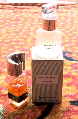 Vintage Carven Dun Robe Soir & Le Parfum Miniature Perfume Set Vintage HTF • $39.24