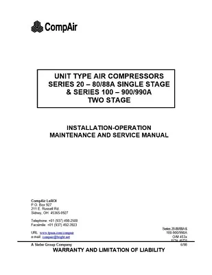 LEROI DRESSER 400 440A 440 PUMP OPERATORS MANUAL ***PDF Sent Via Email*** • $16.99