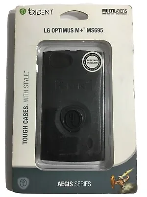 Trident Aegis Case For LG Optimus M+ MS695/AS695 Dual-Layer Black NEW • $5.19