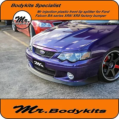 Mr Bodykits Front Lip Splitter For Ford Falcon BA Series XR6 XR8 Factory Bumper • $239