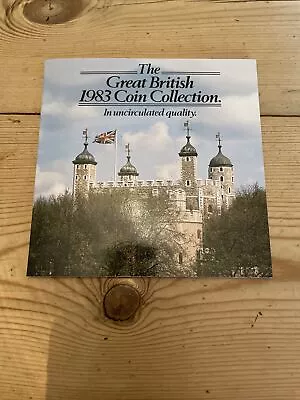The Great British 1983 Coin Collection 8 Uncirculated  Coins Set Royal Mint • £8