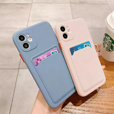 $8.28 • Buy Case For IPhone 14 13 Mini 12 11 Pro Max XS XR 7 8 Plus Card Holder Wallet Cover