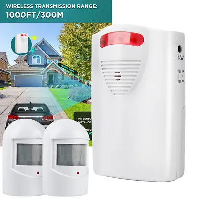 600FT Wireless Motion Sensor System Driveway Alarm Alert Security Indoor • $26.38