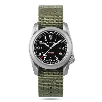 BODERRY Men Automatic Watch Titanium Mechanical Wristwatch 10ATM Luminous NH35 • $99