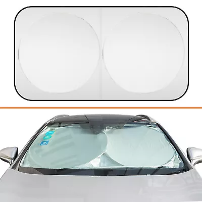 Foldable Car Windscreen Sun Shade Reflective Sunshade UV Blind Visor Protector • £5.98